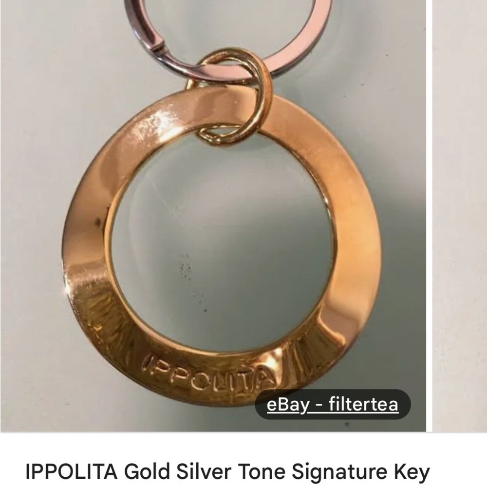 Ippolita Gold and Silver Tone Key Ring